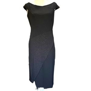 0174 NEW Donna Karan Black Sleeveless Dress